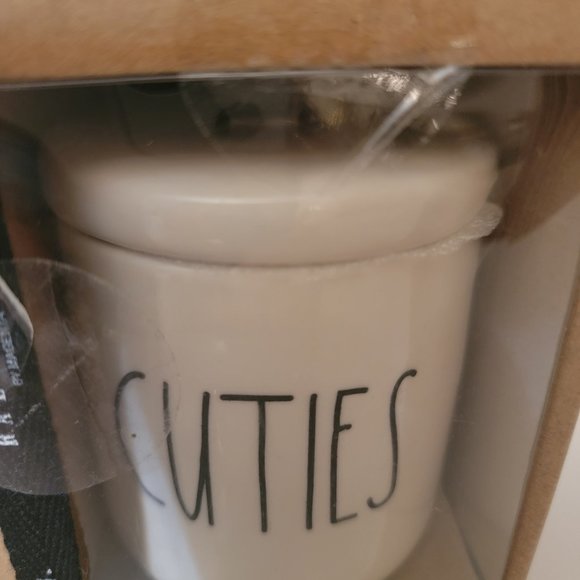 Rae Dunn “Besties” & “Cuties” Small Jars with Lids NWT - Picture 2 of 4